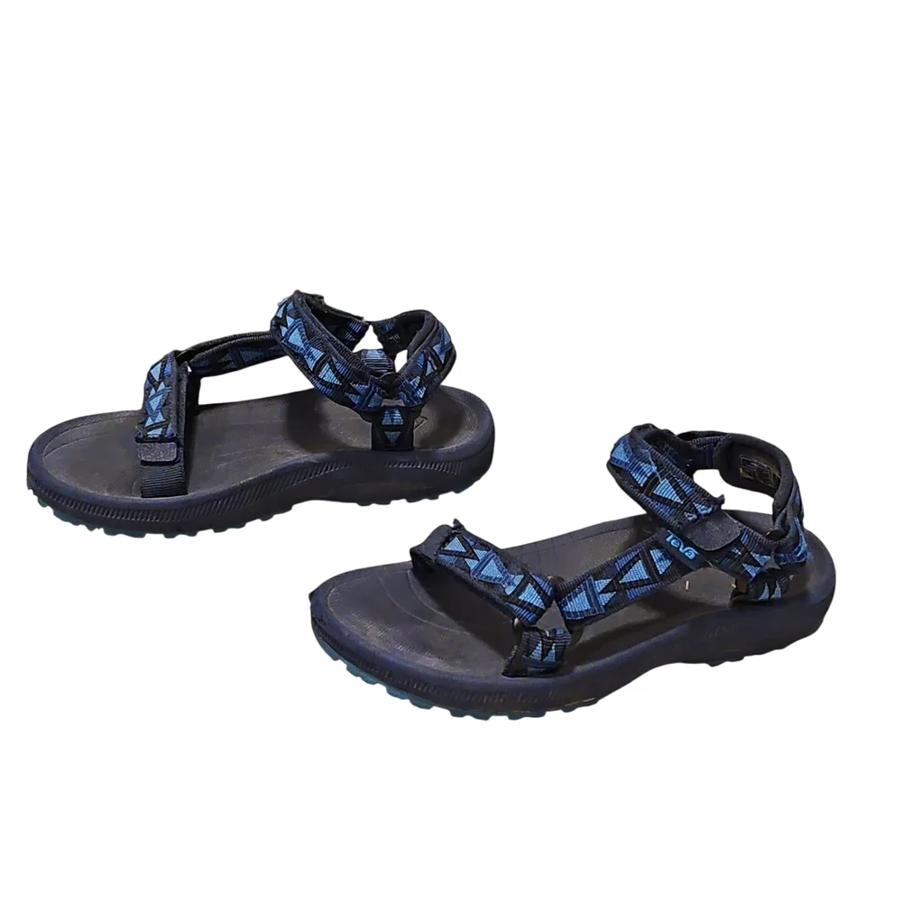Teva Blue Patterned Strap Sandals